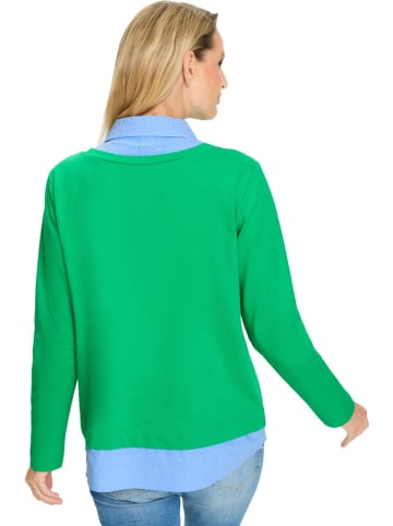 Heine Bluza w kolorze zielonym