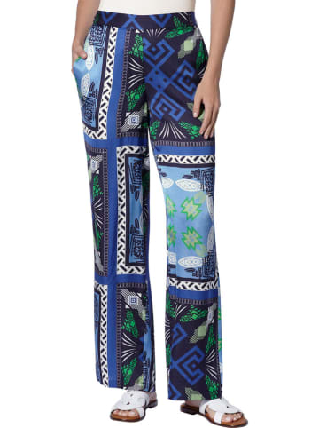 Heine Broek donkerblauw/lichtblauw