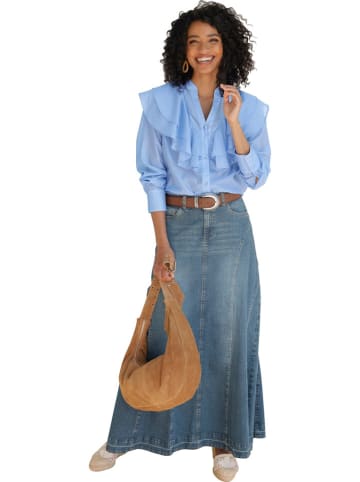 Heine Bluse in Hellblau