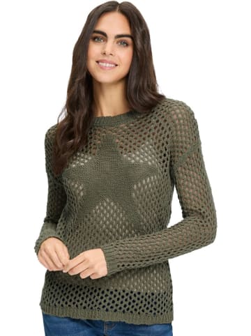 Heine Sweter w kolorze khaki
