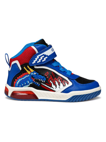 Geox Sneakersy "Inek" w kolorze niebieskim