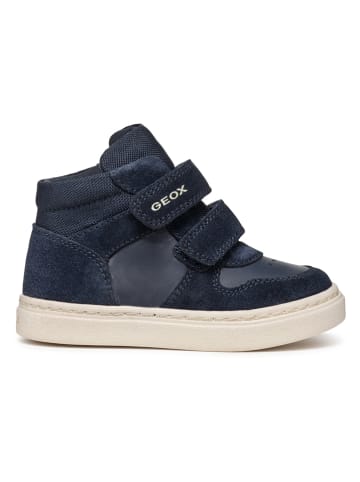 Geox Skórzane sneakersy "Nashik" w kolorze granatowym