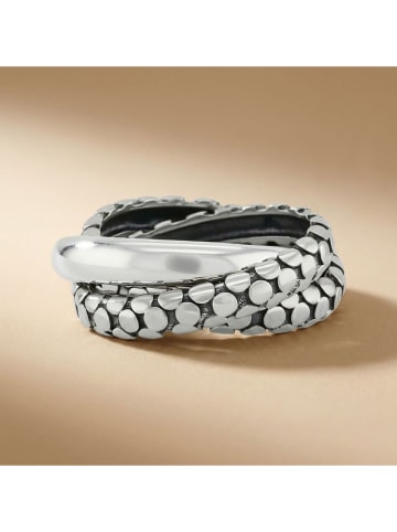 Nomad Verzilverde ring