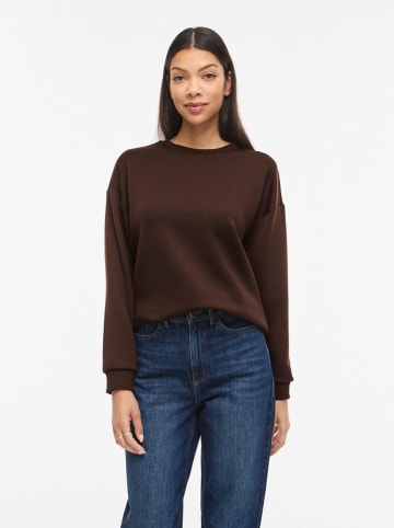 Vila Sweatshirt "Sandy" in Braun