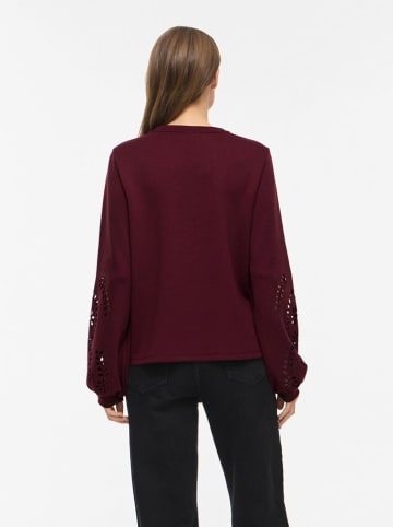 Vila Sweatshirt "Sandy" in Bordeaux