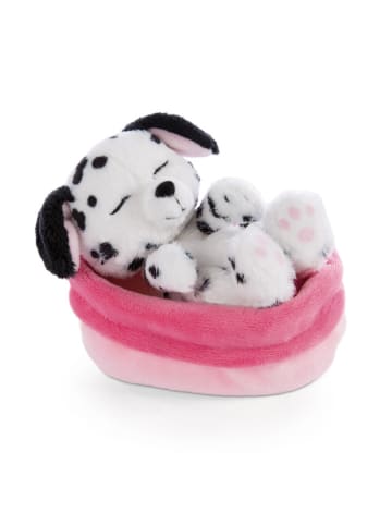 NICI Knuffeldier met mandje "Puppy Dalmatiner" - vanaf de geboorte