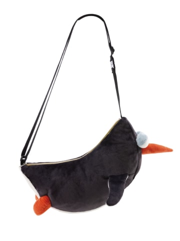 NICI Schoudertas "Pinguin Jorge" zwart - (B)30 x (H)18 x (D)9 cm
