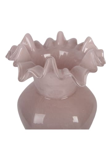 Clayre & Eef Wazon w kolorze beżowo-jasnoróżowym - wys. 25 x Ø 14 cm