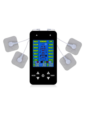 DAM Stymulator mięśni TENS i EMS "MHD-15" w kolorze czarnym