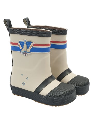 mikk-line Gummistiefel in Beige/ Schwarz