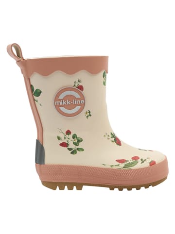 mikk-line Gummistiefel in Beige/ Rosa