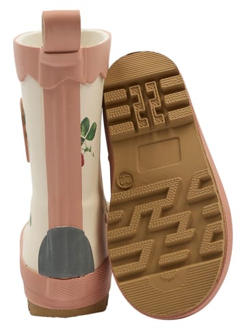 mikk-line Gummistiefel in Beige/ Rosa