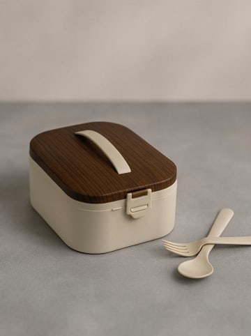 Violeta Home Lunchbox in Beige/ Braun - 650 ml