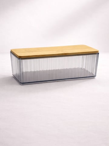 Violeta Home Pojemniki (6 szt.) w kolorze jasnobrązowo-szarym - 280 ml