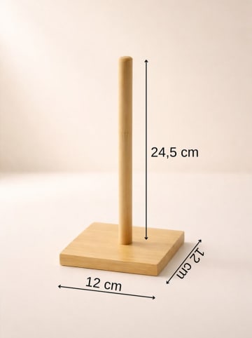 Violeta Home Keukenrolhouder naturel - (B)12 cm x (H)24,5 cm