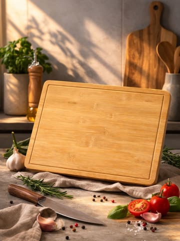 Violeta Home Deska w kolorze jasnobrązowym do krojenia - 50 x 38 cm