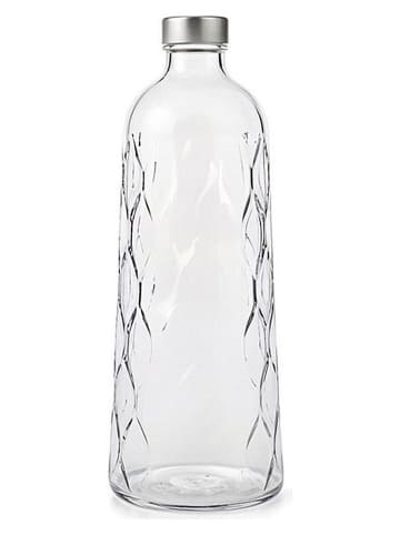 Violeta Home Glasflasche in Transparent - 1,35 l
