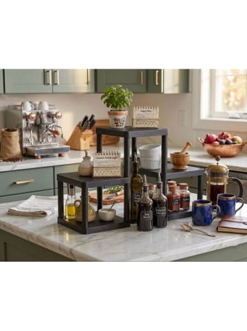 Violeta Home Organizer kuchenny w kolorze czarnym - 62 x 35 x 23 cm