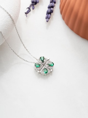 Lodie Silver Ketting met sierelementen - (L)42 cm