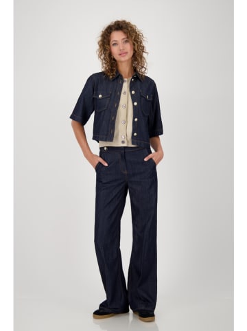 monari Spijkerblouse donkerblauw