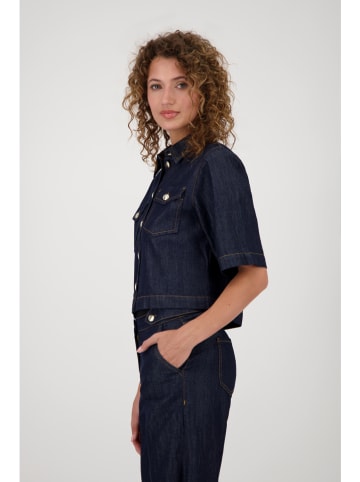 monari Jeansbluse in Dunkelblau
