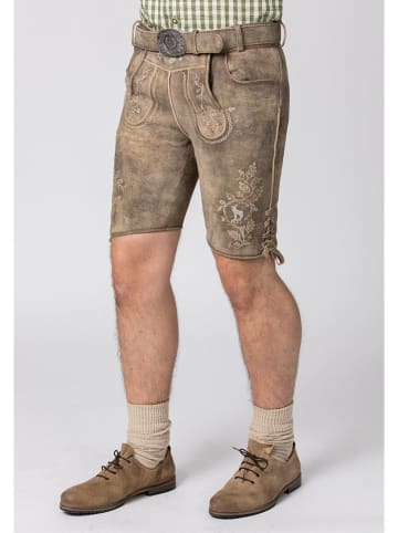 Stockerpoint Lederhose "Girgl" in Hellbraun