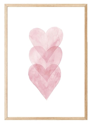 ABERTO DESIGN Gerahmter Kunstdruck - (B)30 x (H)40 cm