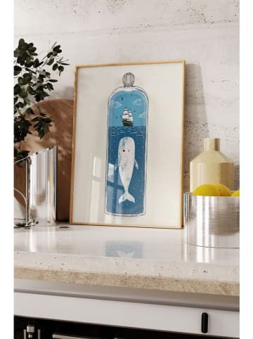 ABERTO DESIGN Gerahmter Kunstdruck - (B)50 x (H)70 cm