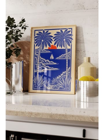 ABERTO DESIGN Gerahmter Kunstdruck - (B)50 x (H)70 cm