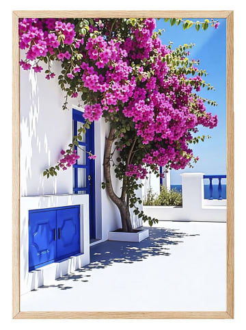 ABERTO DESIGN Gerahmter Kunstdruck - (B)50 x (H)70 cm