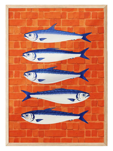 ABERTO DESIGN Druk artystyczny w ramce - 30 x 40 cm