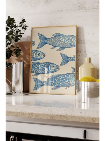 ABERTO DESIGN Druk artystyczny w ramce - 30 x 40 cm