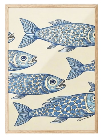 ABERTO DESIGN Druk artystyczny w ramce - 30 x 40 cm
