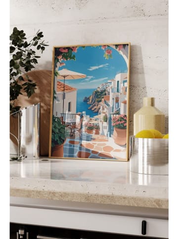 ABERTO DESIGN Gerahmter Kunstdruck - (B)30 x (H)40 cm