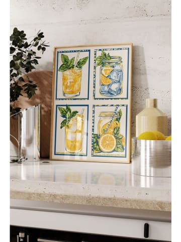 ABERTO DESIGN Gerahmter Kunstdruck - (B)30 x (H)40 cm