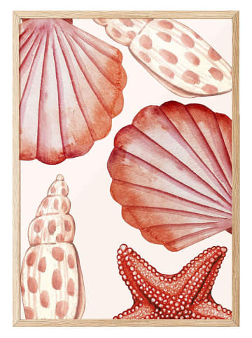 ABERTO DESIGN Gerahmter Kunstdruck - (B)30 x (H)40 cm