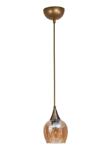 ABERTO DESIGN Hängeleuchte in Gold - (H)80 x Ø 12 cm
