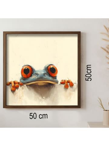 ABERTO DESIGN Druk artystyczny w ramce - 50 x 50 cm