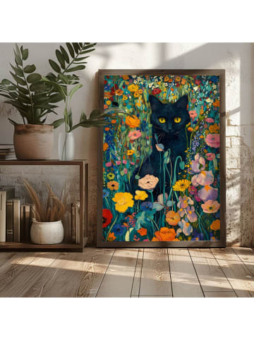 ABERTO DESIGN Gerahmter Kunstdruck - (B)50 x (H)70 cm