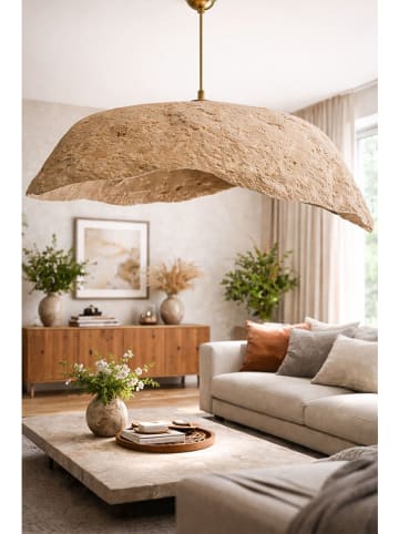 ABERTO DESIGN Lampa wisząca w kolorze beżowym - Ø 55 cm
