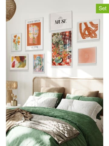 ABERTO DESIGN Druki artystyczne (8 szt.) w ramce