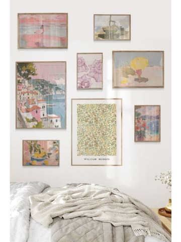 ABERTO DESIGN Druki artystyczne (8 szt.) w ramce