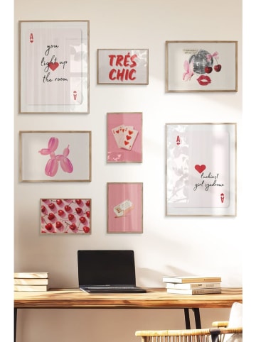 ABERTO DESIGN 8er-Set: Gerahmte Kunstdrucke