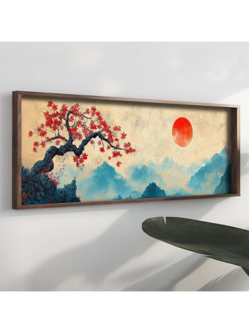 ABERTO DESIGN Druk artystyczny w ramce - 120 x 40 cm