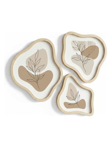 ABERTO DESIGN 3er-Set: Gerahmte Kunstdrucke