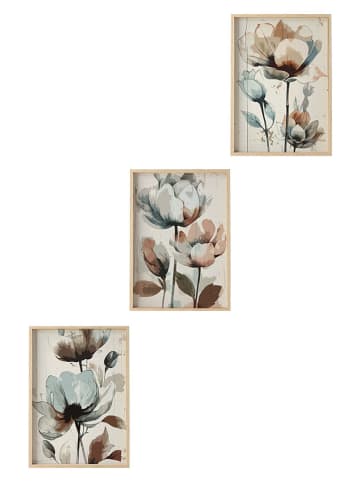 ABERTO DESIGN 3er-Set: Gerahmte Kunstdrucke