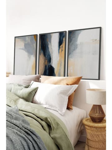 ABERTO DESIGN 3er-Set: Gerahmte Kunstdrucke