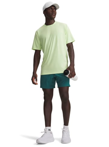 Under Armour Szorty sportowe w kolorze zielonym