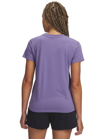 Under Armour Koszulka "Rival Core" w kolorze fioletowym