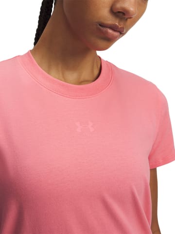 Under Armour Koszulka "Rival Core" w kolorze jasnoróżowym